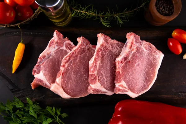 Costeletas de cerdo por kg